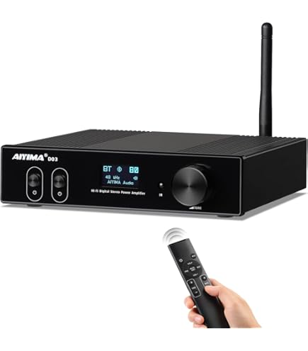 Amazon.co.jp: LOXJIE A40 Bluetooth パワーアンプ HI-FI ステレオ