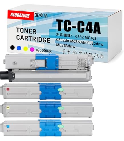 Amazon.co.jp: OKI 純正 TC-C4A1 トナーカートリッジ 4色セット