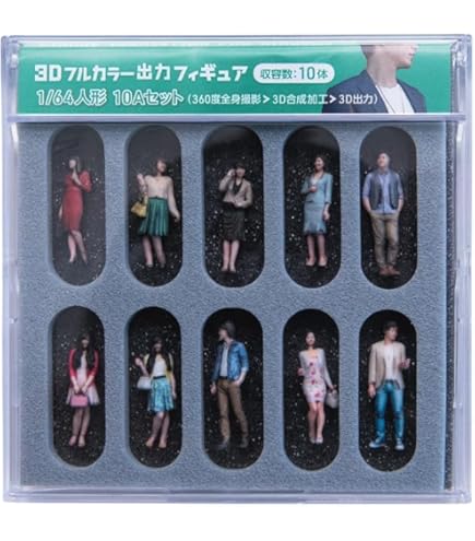 Amazon.co.jp: takeda タケダ ジオラマ人形 3Dフルカラー 1/150 28体