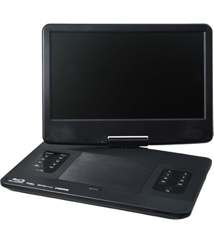 Amazon | [山善] ポータブルブルーレイプレーヤー 9インチ CPRM対応 3