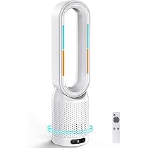 Amazon | 【新登場・冷暖兼用羽なし扇風機】SAMONIC タワーファン