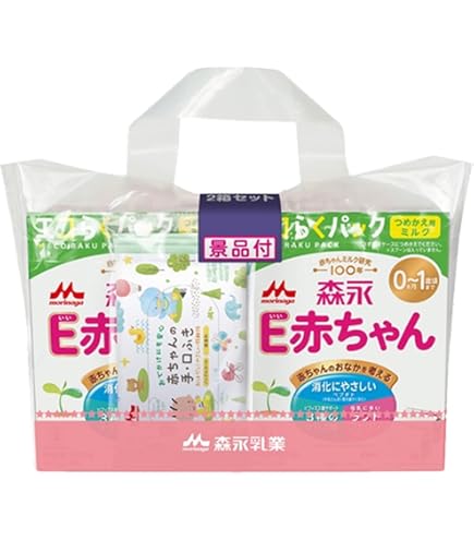 Amazon.co.jp: 森永 エコらくパック詰替用 E赤ちゃん 400g×2袋入×12箱
