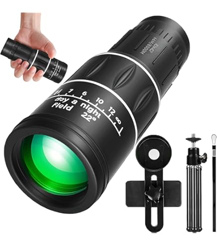 Amazon | XINKSD単眼鏡 望遠鏡 80×100 高倍率 小型 軽量