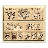 ビバリー スタンプ フレフレ日和 木製ごほうびスタンプ SDH-048 | 文具百貨