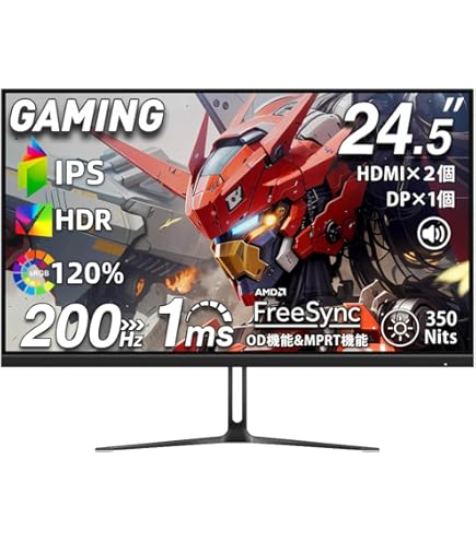 Amazon.co.jp: Acer ゲーミングモニター Nitro 24.5インチ IPS 非光沢