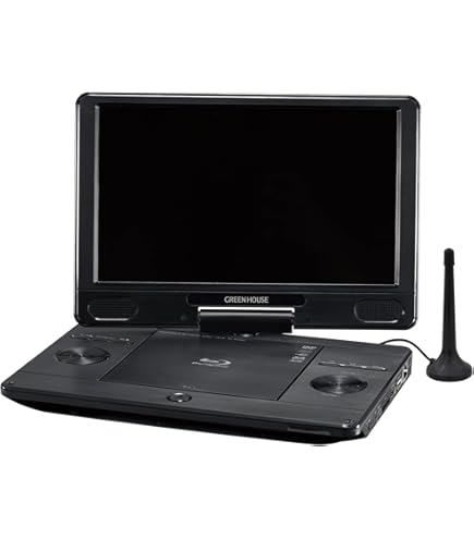 Amazon | グリーンハウス 11．6型ポータブルブルーレイディスク