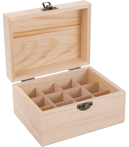 Amazon.co.jp: doTERRA ドテラ ウッドボックス ライトブラウン 窓付き