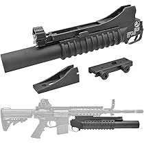 Amazon.co.jp: 20mmレール 装着可能 COLT M203 グレネードランチャー