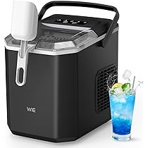 Amazon.co.jp: WIE 製氷機【ハンドル付き氷バスケット 高速製氷 自動