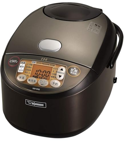 Amazon | 象印マホービン 炊飯器 1升ダークブラウン NP-ZU18-TD | 象印