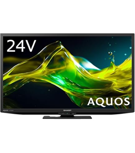 Amazon | シャープ 24V型 ハイビジョン 液晶テレビ ホワイト AQUOS LC