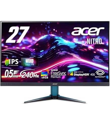 Amazon.co.jp: Acer ゲーミングモニター Nitro 27インチ IPS 非光沢