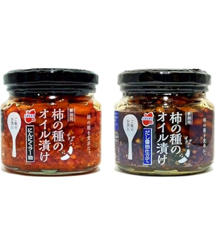 Amazon.co.jp: 阿部幸製菓 新潟 柿の種のオイル漬け にんにくラー油