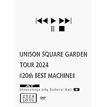 Amazon.co.jp: UNISON SQUARE GARDEN TOUR 2024「20th BEST MACHINE