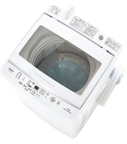 Amazon | アクア 5.0kg 全自動洗濯機 ホワイトAQUA AQW-GS50G-W の