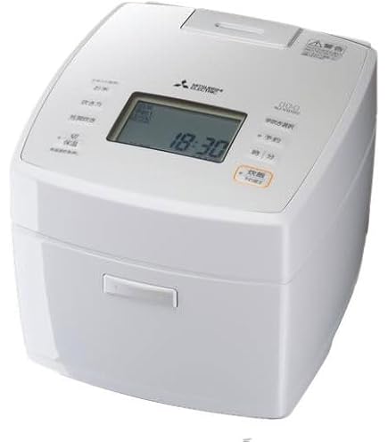Amazon | 三菱電機 炊飯器 5.5合 IH式 日本製 炭炊釜(2層厚釜) 可変超