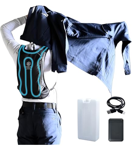 Amazon.co.jp: 山善(YAMAZEN) 水冷服 【2025年モデル】 ベスト 本体