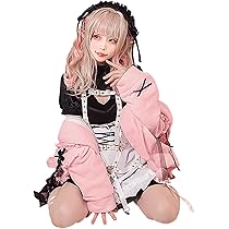 Amazon.co.jp: コスプレウィッグ 魔界ノりりむ 風 コスプレ フル