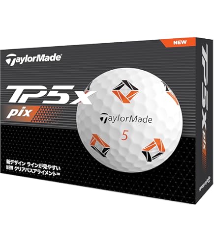 Amazon.co.jp: テーラーメイド TP5 ボール TP5x pix ボール 3ダース