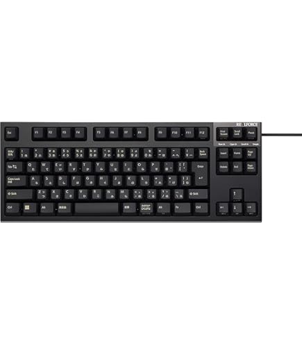 Amazon.co.jp: 東プレ キーボード REALFORCE87UB テンキーレス英語配列