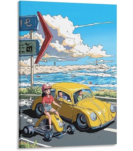 Amazon.co.jp: わたせせいぞう アートポスター（オフセット