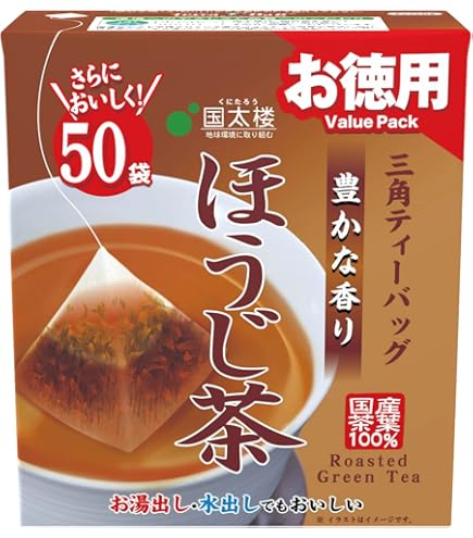 Amazon | 国太楼 お徳用 宇治抹茶入り 緑茶 三角ティーバッグ 100g(50
