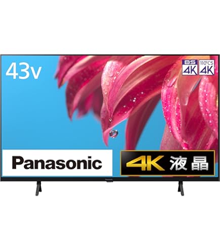 Amazon.co.jp: Panasonic VIERA TH-43HX750 43V Type, 4K Double Tuner