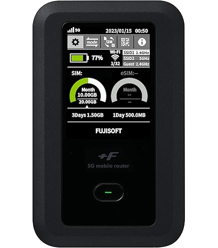 Amazon.co.jp: 【整備済み品】SHARP home 5G HR02 ダークグレー docomo