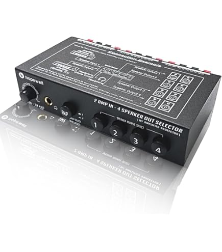 Amazon | LUX RCA・ライン・セレクター(4系統) AS-44 | ラックスマン