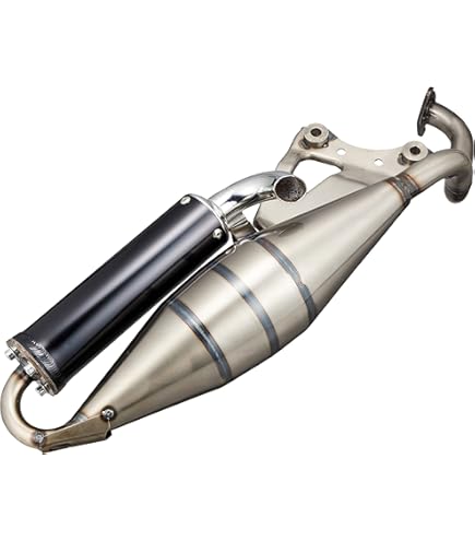 Amazon | RZ250 クロス チャンバー マフラー バイク | チャンバー | 車