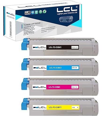 Amazon.co.jp: OKI 用 TC-C3B2 再生トナーカートリッジ 4色セット 大