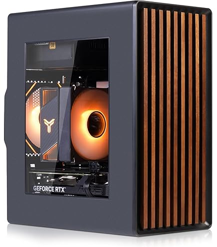 Amazon | SSUPD コンパクトPCケース MESHROOM S Fossil Grey ATX/M-ATX