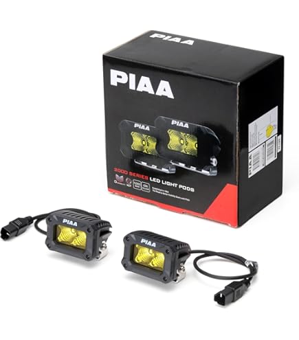 Amazon | PIAA 後付けランプ LED フォグ配光 6000K 3800cd 1100P 2個入