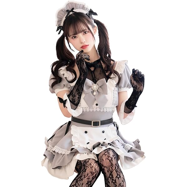 Amazon.co.jp: [Malymoon] コスプレ メイド ウエイトレス ゴシック