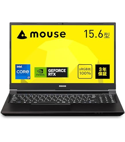 Amazon.co.jp: mouse K5 【3年保証】ノートパソコン(15.6インチ フルHD