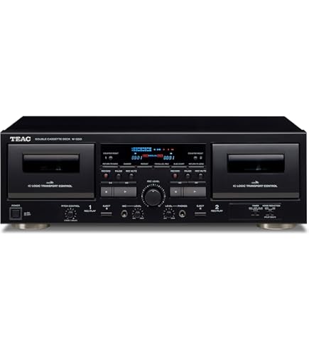 Amazon.co.jp: TASCAM 202MKVII ダブルカセットデッキ : Electronics