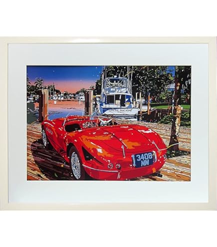 Amazon.co.jp: 鈴木英人◇【バハマ島での午後の休息】◇アートプリント