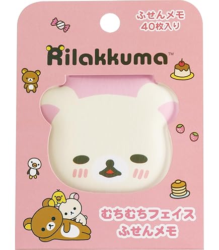 Amazon.co.jp: サンエックス リラックマ 付箋 クリア付箋メモ MW42001