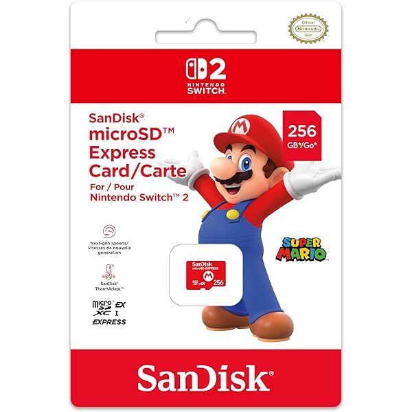 Amazon.co.jp: 【任天堂ライセンス商品】マイクロSDカード256GB for