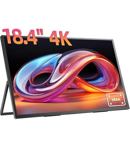 Amazon.co.jp: モバイルモニター EVICIV 18.5インチ 4Kモバイル