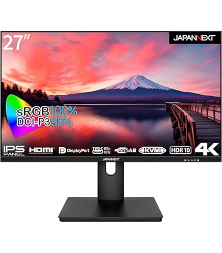 Amazon.co.jp: JAPANNEXT 27インチ モニター 4K UHD 3840x2160解像度