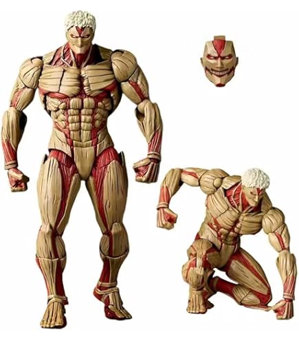 Amazon | 進撃巨人 超大型巨人 ムキムキソフビフィギュア | フィギュア