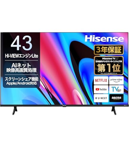 Amazon | ハイセンス 40V型 フルハイビジョン 液晶テレビ 40A30G