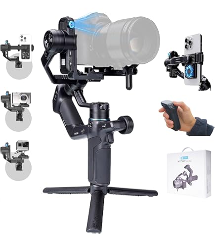 Amazon.co.jp: Feiyutech AK2000 3軸手持ち安定ジンバル ミラーレスと