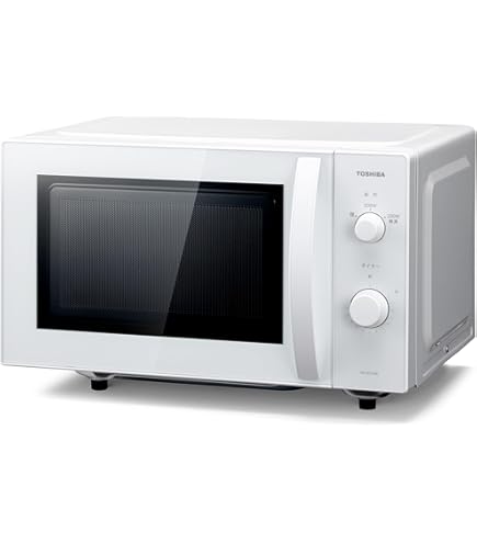 Amazon | 東芝 ER-SS17A ホワイト [単機能電子レンジ(17L) 縦開き