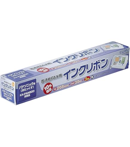 Amazon.co.jp: ELPA FAXインクリボン 3本入 FIR-N43-3P : パソコン