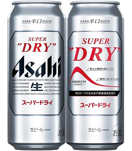 Amazon.co.jp: アサヒ スーパードライ 500ml 缶 2ケース (48本入