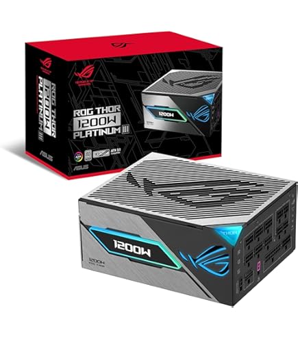 Amazon | ASUS ROG Thor 1200W プラチナ 電源ユニット ROG-THOR-1200P