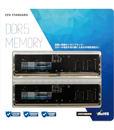 Amazon.co.jp: Crucial ノートPC用増設メモリ 16GB(8GBx2枚) DDR5