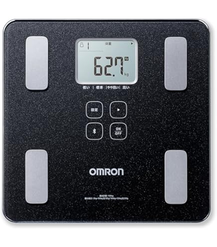 Amazon.co.jp: 体重体組成計 カラダスキャン HBF-228T-SWシャイニー